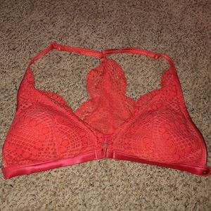 victoria secret bralette size medium coral color